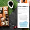 Zestawy naczyń obiadowych 2 szt. Sushi Making Form Ręcznie Bento Mold Driver Press PP Zestaw dekoracji ryżu