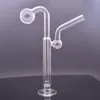 統合されたモールディングガラスオイルバーナーダブリグ用の喫煙水パイプジャンボオイルポット付き小さなバブラーアッシュキャッチャー喫煙ツール