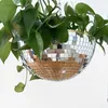 Planters krukor 5 färger juldekor disco boll planter vas vägg hängande planter kruka blomkrukor rep hängande blomkruka balkong hem dekor r230620