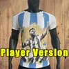 23 24 Argentinië voetbaltruien Dybala Messis 2023 2024 LAUTARO MARTINEZ DI MARIA voetbal shirt Kun Aguero Maradona Vest Training Player versie EDTION EDITIE