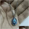 Pendant Necklaces Selling Enamel Easter And Christmas Egg Gift Necklace Drop Delivery Jewelry Pendants Dhtqw