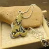 Pendentif Colliers 10pcs Mignon Loup Lovey Animaux Collier Stéréoscopique Fille Bijoux