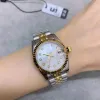 2023 Aço Dois Tons Púrpura Sheel Diamante Dial 31mm Mecânico Automático Relógios de Pulso Femininos Pulseira Jubileu Safira Movimento Relógios Femininos