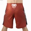 Män trycker Middle midjet Boxer Shorts Sport Shorts Trunks Shorts Sport Bottoms för att köra Jogging Boxing Workoutl230519