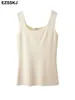 Women's Tanks Camis sexy knit tank top women high quality slim camisole female knit Women's Freedom seamless crossover racerback 230518