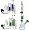 Tall percolators are reinforced 16inch Height Coil Showerhead Glass bongs hookah bubbler WITH CAPS 14.5cm Quality product naw super easy to clean too