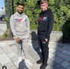 Designer Mens T Shirts Trapstar Tracksuit Tryckt sportkläder Män