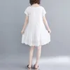 新しい夏のマタニティドレス女性かわいいショートノースリーブの大きなサイズのドレス妊婦服R230519