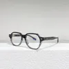 Solglasögon ramar japansk toppkvalitet acetat runda glasögon oval retro designer märke män glas myopia optisk glasögon shozo