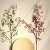 装飾的な花の花輪97cm天然カラフルな桜の花乾燥ディーブーケホームウェディングパーティー花式オフィス装飾