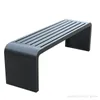 Obozowe meble niestandardowe Park krzesło Outdoor Bench Anti-Corrosion Wood Blue and White Reker