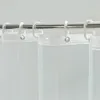 シャワーカーテンハイクリアカーテン防水透明ライナーカビプラスチックバスフック付きホームペババスルーム装飾230518