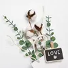 Decorative Flowers Pack Of 30 Eucalyptus Leaves Parts For Flower Arrangement Table Decoration Wedding