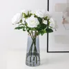 Decorative Flowers & Wreaths Real Touch Artificial Rose Home Decor White Pink Fake Latex Roses Flower Wedding Party Decoration Valentine's G