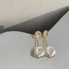 Boucles d'oreilles pendantes Simple mignon perle pour les femmes 2023 à la mode coréen élégant Boucle Oreille Femme bijoux de fête