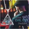 Pendant Necklaces Mens Necklace Devils Eye Triangle Stainless Steel Of Providence All Seeing Jewelry Spiritual Jewelrpendant Drop De Dhkm5