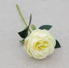 長さの人工シルクバラ30cmのシングルステムバラの花ウェディングパーティーホーム装飾花ホワイトピンクレッドSN4120