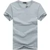 Homens camisetas 6 pcs simples linha de design criativo cor sólida algodão camisetas estilo de chegada dos homens manga curta homens t-shirt plus size 230519