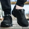 Veiligheidsschoenen Veiligheidsschoenen Men Comfort Men Laarzen onverwoestbare werkschoenen mode werk sneakers mannelijke beveiligingsschoenen werk schoenen 230518