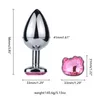 Adult Toys Metal Anal Anal Plug для мужчин и женщин прекрасный тип с сексуальной секс -игрой пара Butt Products 230519