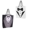 Papier Cadeau Papier Tuxedo Sac Garçons D'honneur Faveur Père Amant Messieurs Paquet Fourre-Tout Drop Livraison Maison Jardin Festive Party Suppl Dhhqq