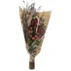 Dekorative Blumen, Blumenarrangement-Material, DIY-Vasenfüller, getrockneter Lavendel-Rosenstrauß, Dekor