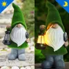 Decorações de jardim Dwarf Patio Lawn Decor Decor Lanterna Gnome Resina Paisagem Solar Luz Retro Retro Impermeável interruptor Automático Para festivais Ornamentos 230518