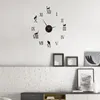 Wall Clocks Clock Hanging Decor DIY Prop Nordic Style Household Accessories Simple Pendent Home Supplies Decal