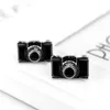 Mini Camera Cufflinks Jewelry For Birthday Favor Gift For Mens Brand Cuff Buttons Cuff Links High Quality Groom Jewelry