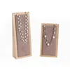 Jewelry Pouches Beech Wooden Display Stand Necklace Multiple Easel Showcase Holder For Necklaces