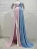 Sexy Split Maternity Dresses Evening Long Pregnancy Photoshoot Dress Baby Showers Pregnant Women Gown Photography Props R230519