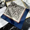 Mode 70 cm Silk Satin Square Scarf Wome Luxury Print Neck Tie Elegant Hair Handhande Wrist Foualrd Shawl Wrap Hijab 2022 Ny G220513