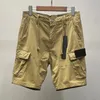 Shorts masculino clássico bússola braçadeira bordado solto casual carga shorts masculino militar lado zipado bolso calças shorts masculinos 230519