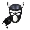 Adult Toys Gay Puppy Hood Neoprene Mask Muzzle Adult Pet Play Games Dog Slave Full Head Bondage Restraint Fetish Hood BDSM Sex Toys for Men l230519