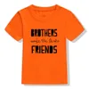 Familjsmatchande kläder 1 Brother Made Best Friend Boy Brother T-shirt Familj Matchande T-shirt Barn Fashion Cool TPS T-shirt Summer T-shirt G220519