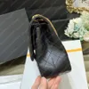 AAAAA Topmateriaal en ambachtelijke modezakontwerper Flap Bag Handtas Mirror Kwaliteit Kalfsleer Crossbody Body Tas met doos