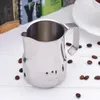 Milk Jugs Milk Frothing Pitcher Stainless Steel Professional Milk Frother Jugs Barista Espresso Steam Cup Long Rounded Spout 350550750ml 230518