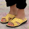 Gai Gai Gai Slipper's Summer Summer Sandal Slide Slide Shoes للسيدات تنزلق على نمط أنثى شاطئ الأحذية الصندل 23519