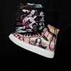 Chaussures habillées Anime Chaussures Demon Slayer Hommes Chaussures Nezuko Cosplay Baskets Femmes Toile Chaussures Tanjirou High Top Casual Chaussures Kyoujurou Chaussures 230519