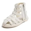 Sandals Kids Sandals for Girls Summer Shoes بسبب شقق الأطفال Princess Shoes Girl من 2 إلى 8 سنوات Gladiator Toddler Boots Aa230518