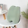 Oreiller dos pour chaise de bureau mousse à mémoire orthopédique femmes fille soulagement de la douleur rose bleu maison canapé