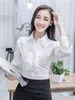 Женские блузки 2023 Корейская модная женская рубашка элегантная рубашка с рюши