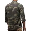 Männer Jacken Männer Casual Langarm Camouflage Denim Hemden Outdoor Bergsteigen Tragen Revers Knopf Armee Grün Baumwolle Männliche Bluse