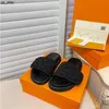 Slippers Designer slipper luxury sandal men women shoes Pool Pillow Comfort Embossed Mules copper triple black pink ivory summer fashion slides beac L28 J230520