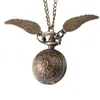 Pocket Watches Watch Wing Necklace Creative Vintage Small Commodity Bronze