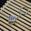 Keychains Metal Alloy Dice Keychain Personlighet Creative Dice Key Chain Keyring Bag Keychains Key Holder Unisex