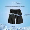 Męskie spodenki Jodimitty Środkowej długości swobodne spodnie Prosto bieganie Summer Thin Trend FivePoint Spodni Beach Ice Silk 230519
