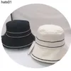 女性のためのファッションバケットハットキャップレンズチャンネル野球帽Beanie Casquettes女性男性漁師パッチワーク高品質の秋の冬ワイドブリム帽子2colors