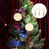 Noel Süslemeleri 3 PCS Ahşap Asma Yaratıcı Noel Elemanları Kolye Kiti Parti Malzemeleri
