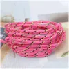 Bracelets porte-bonheur corde néon tissé bijoux de fête d'amitié 4 couleurs assorties Bracelet livraison directe Dhgarden Dh1Bj